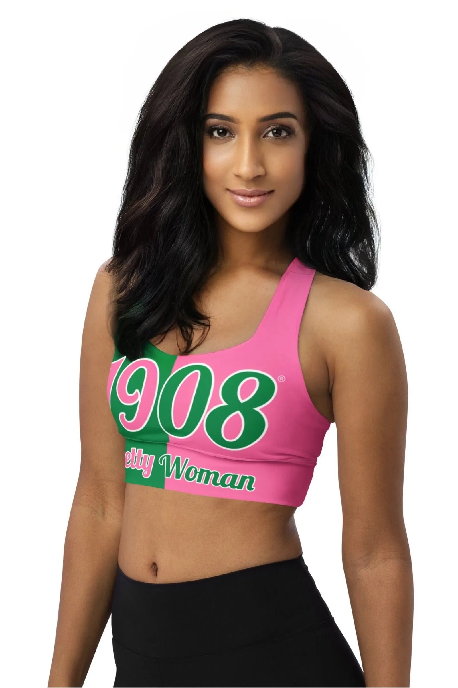 1908 Color Block Sports Bra