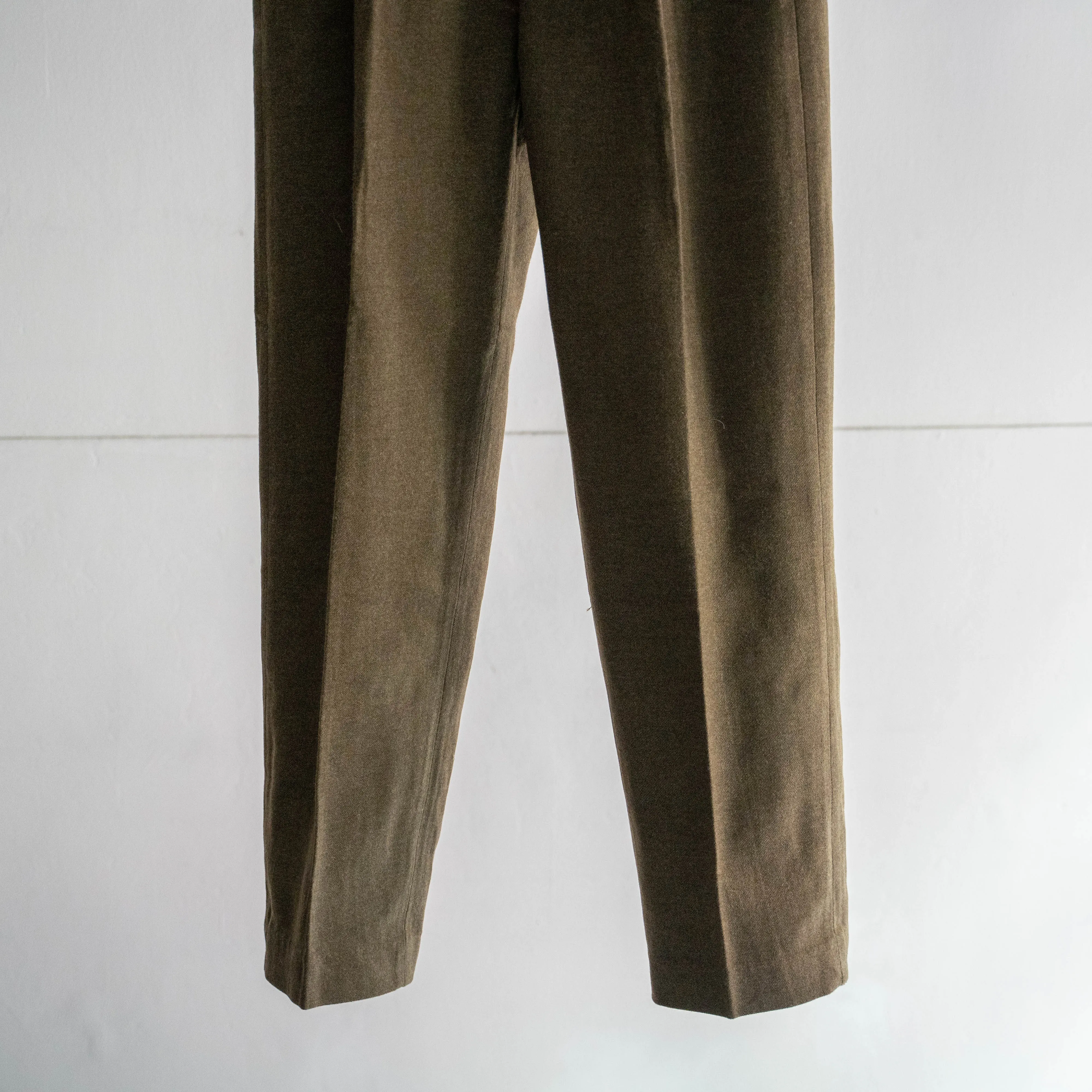 1950-60s French military m52 wool pants 'dead stock' "size34" -1