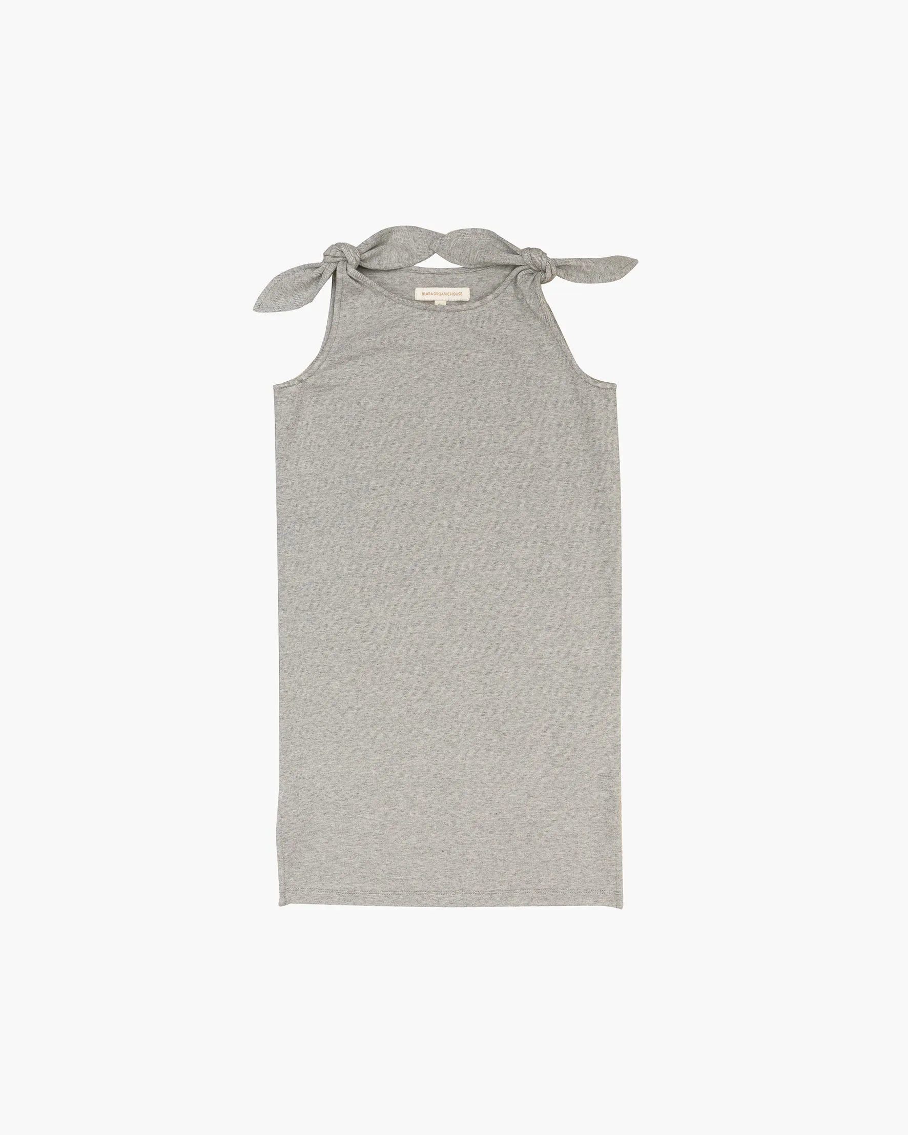 2-Set Bundle for Mom & Daughter: Straight Jersey Summer Dress (Cool Grey)