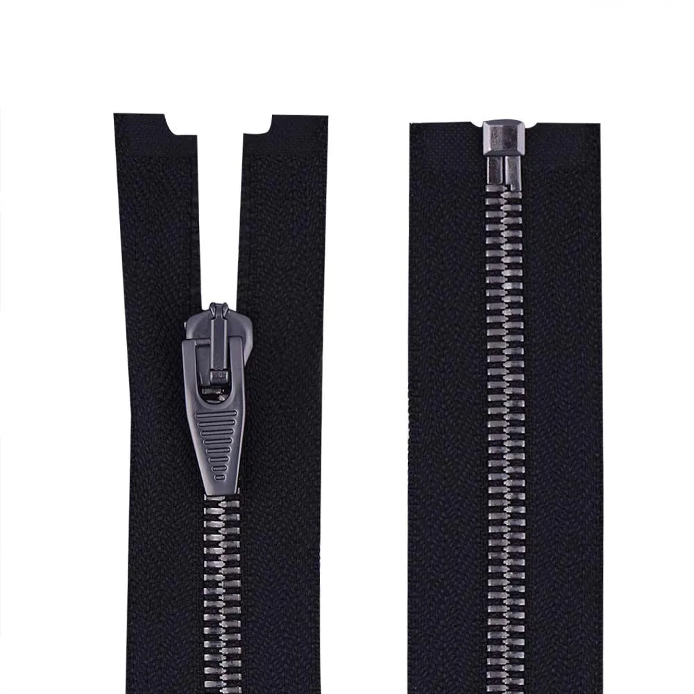 #5 Classic Matte Grey Metal Zipper for Coats/Jackets/Hoodies