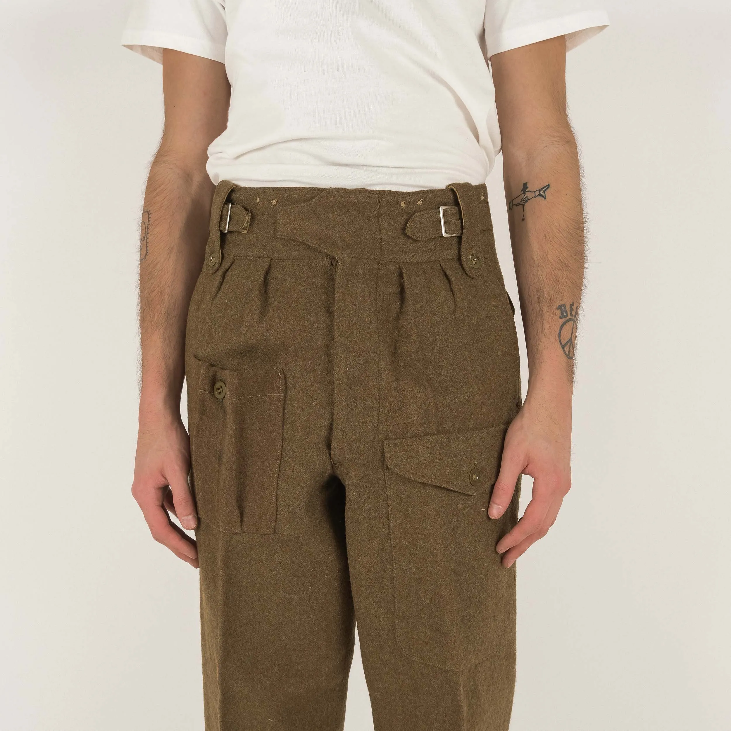 50'S BRITISH WOOL PANTS