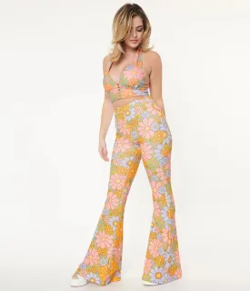 70's Retro Daisy Find Your Flare Pants