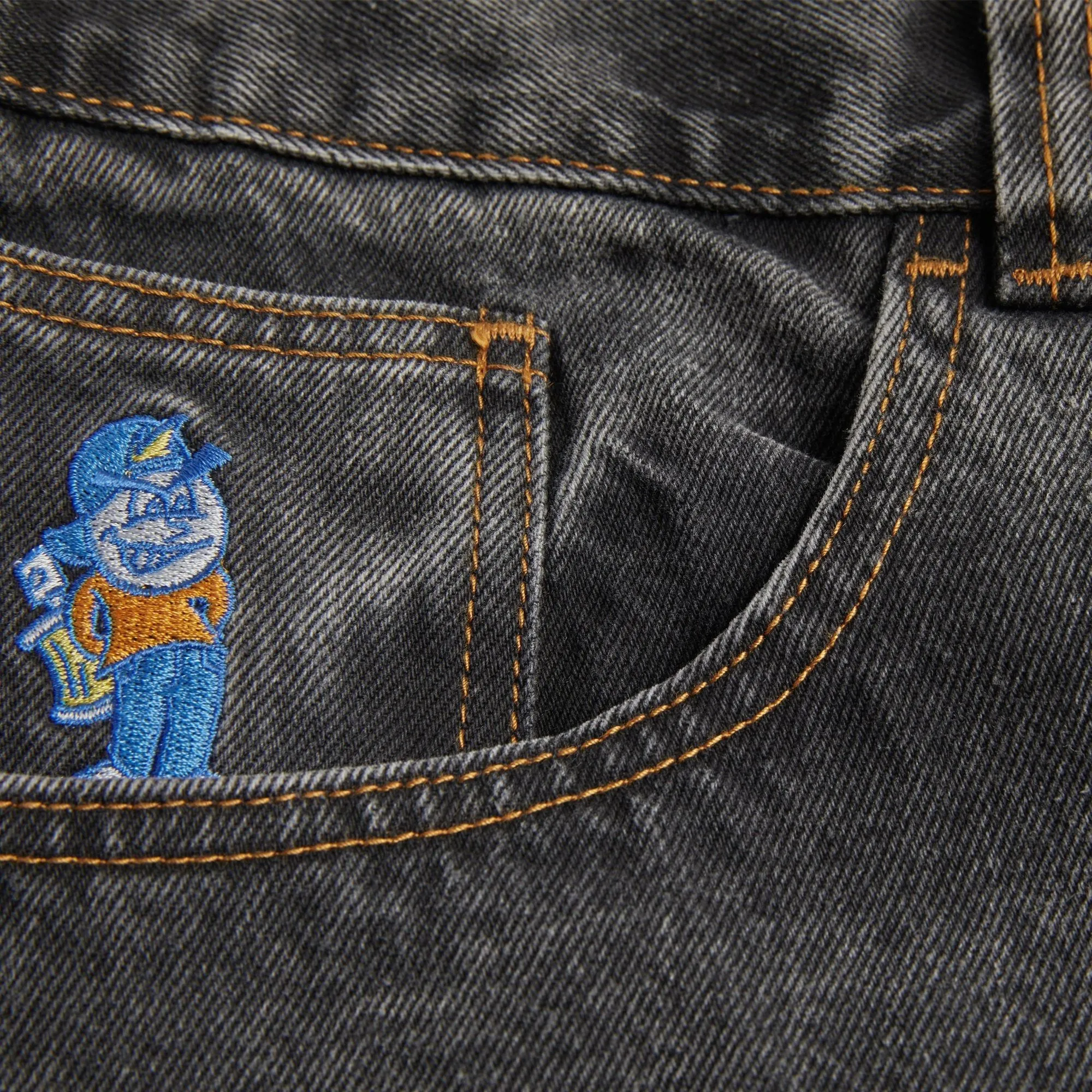 '93! DENIM WASHED BLACK