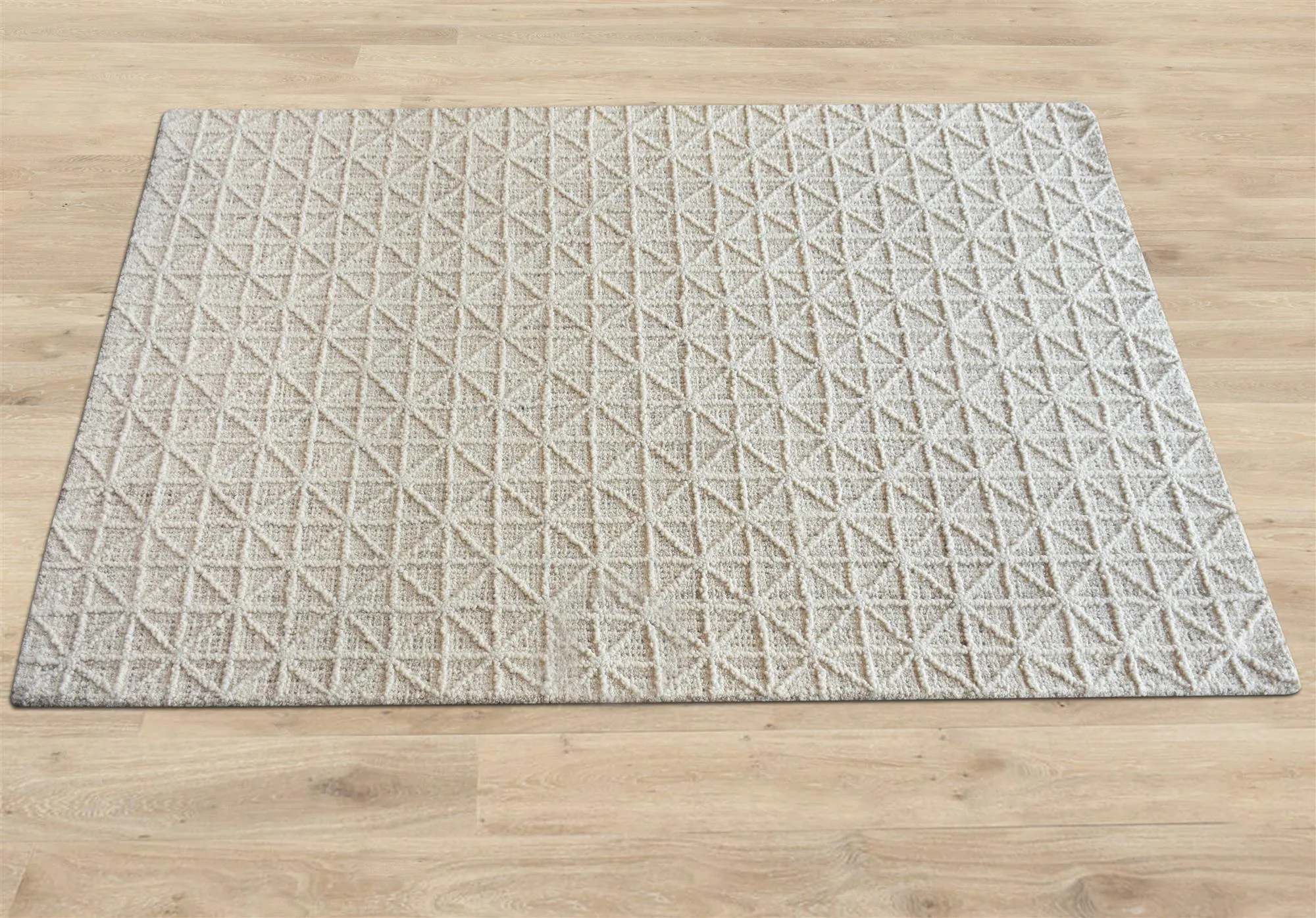 Abala off White Wool Rug