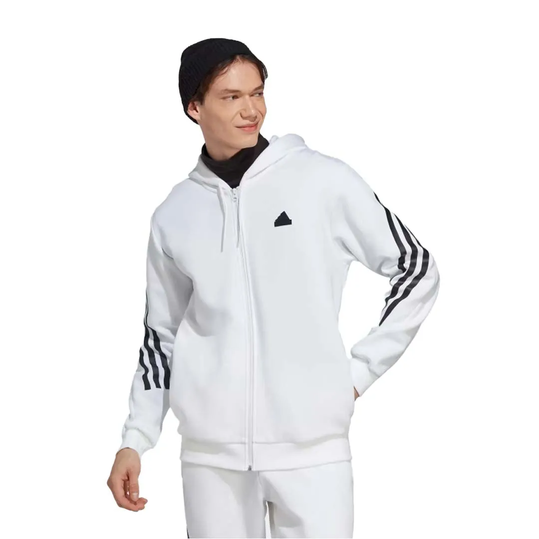 adidas - Men's Future Icons 3-Stripes Full-Zip Hoodie (IC8258)