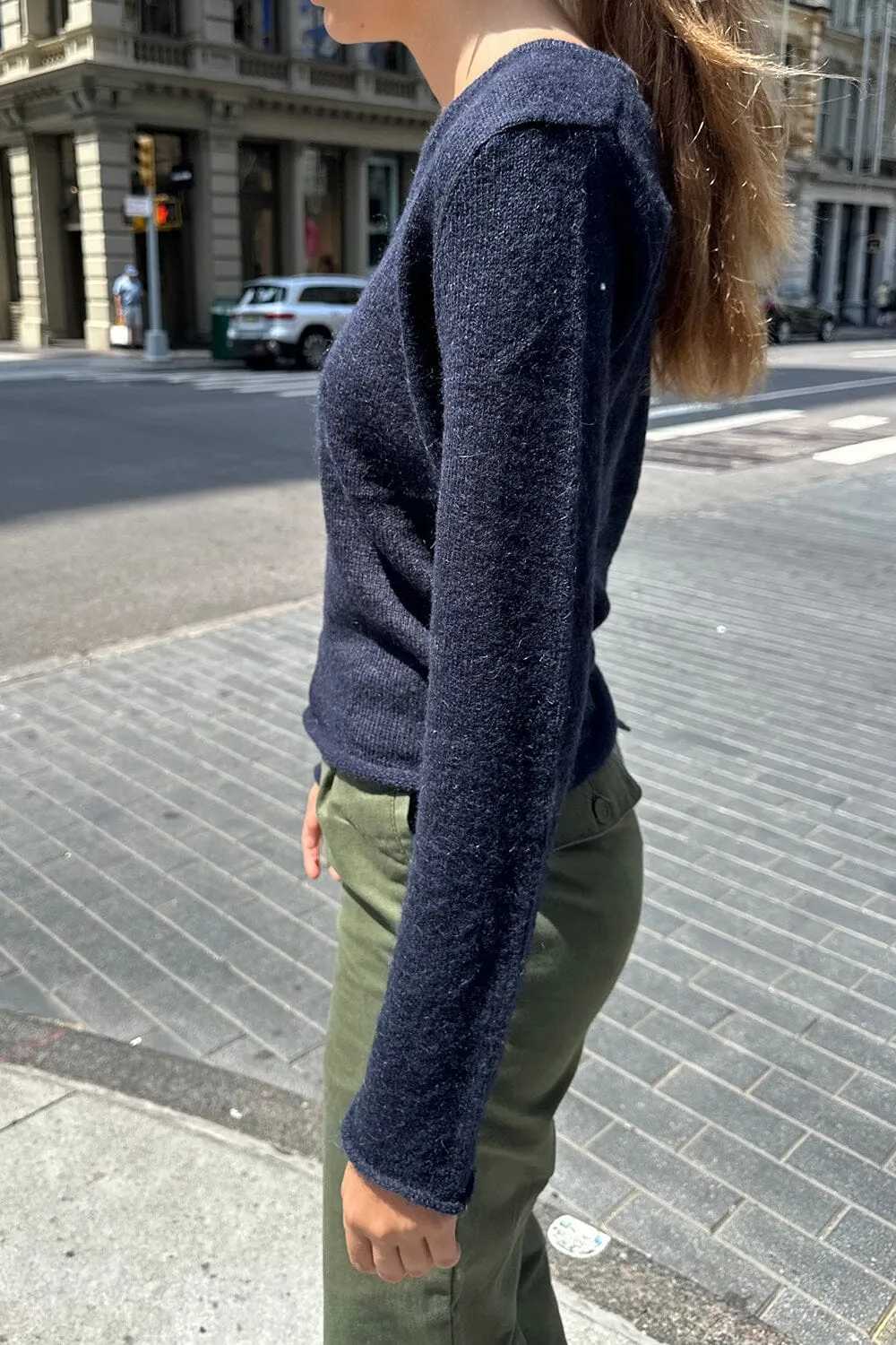 Andi Mohair V-Neck Sweater