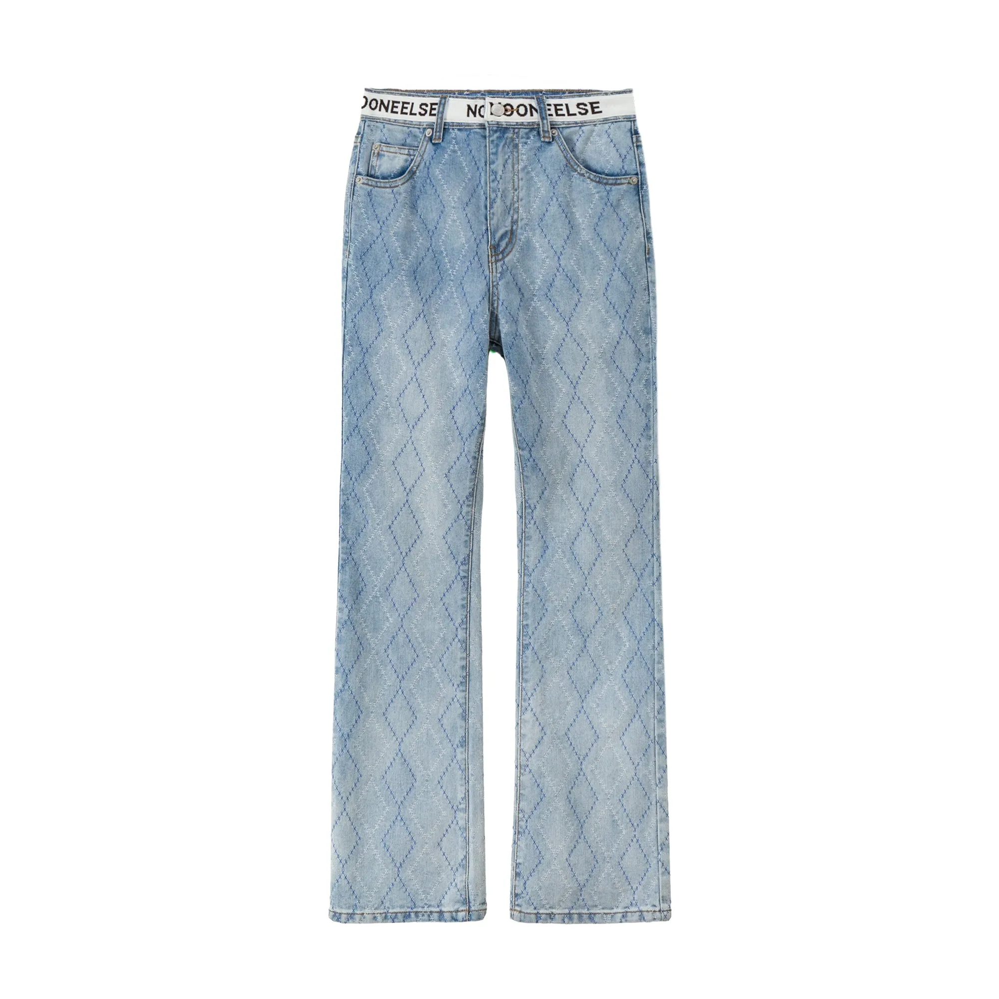 Argyle Bootcut Denim Jeans