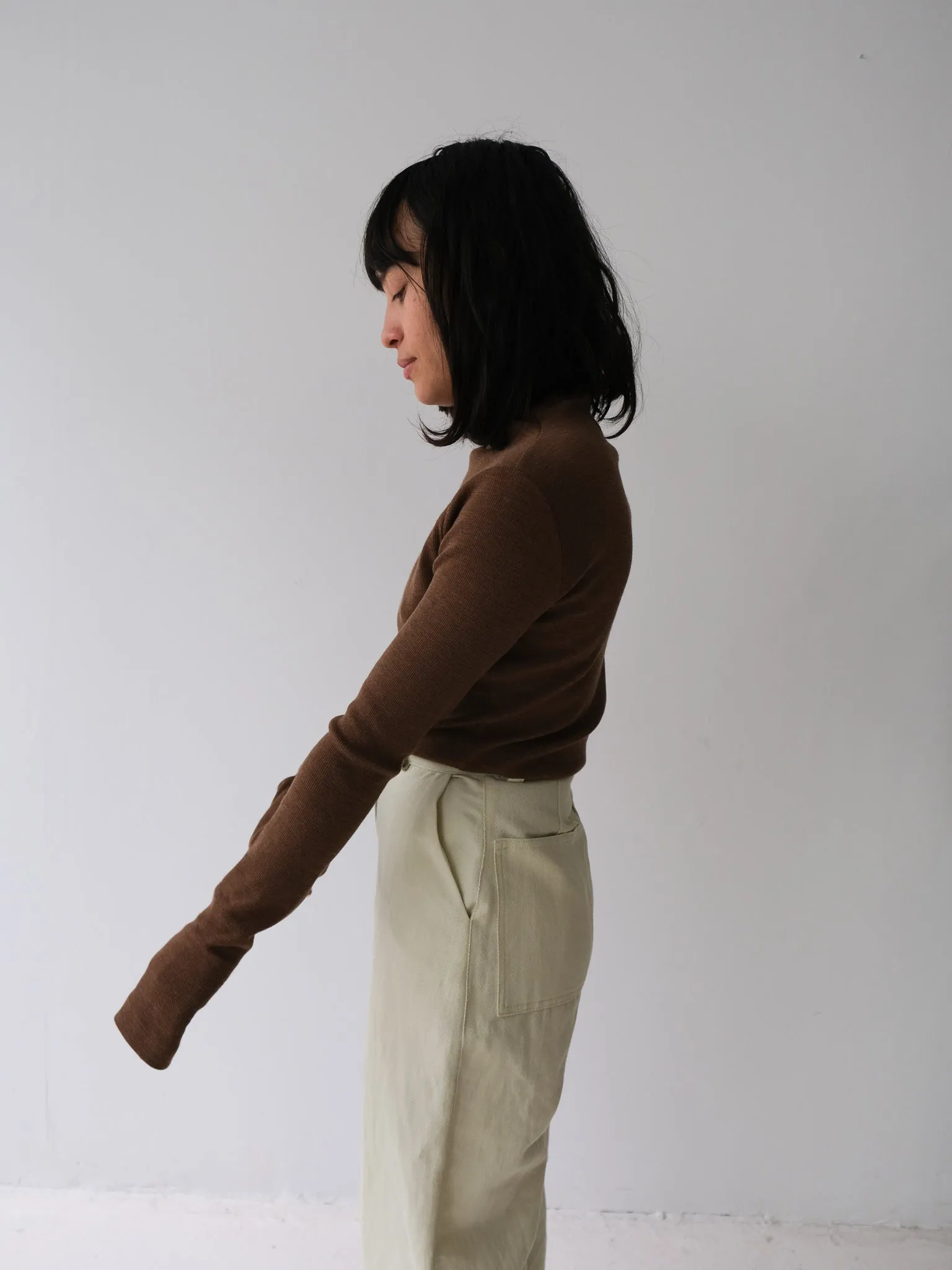 BALSAM cognac turtleneck