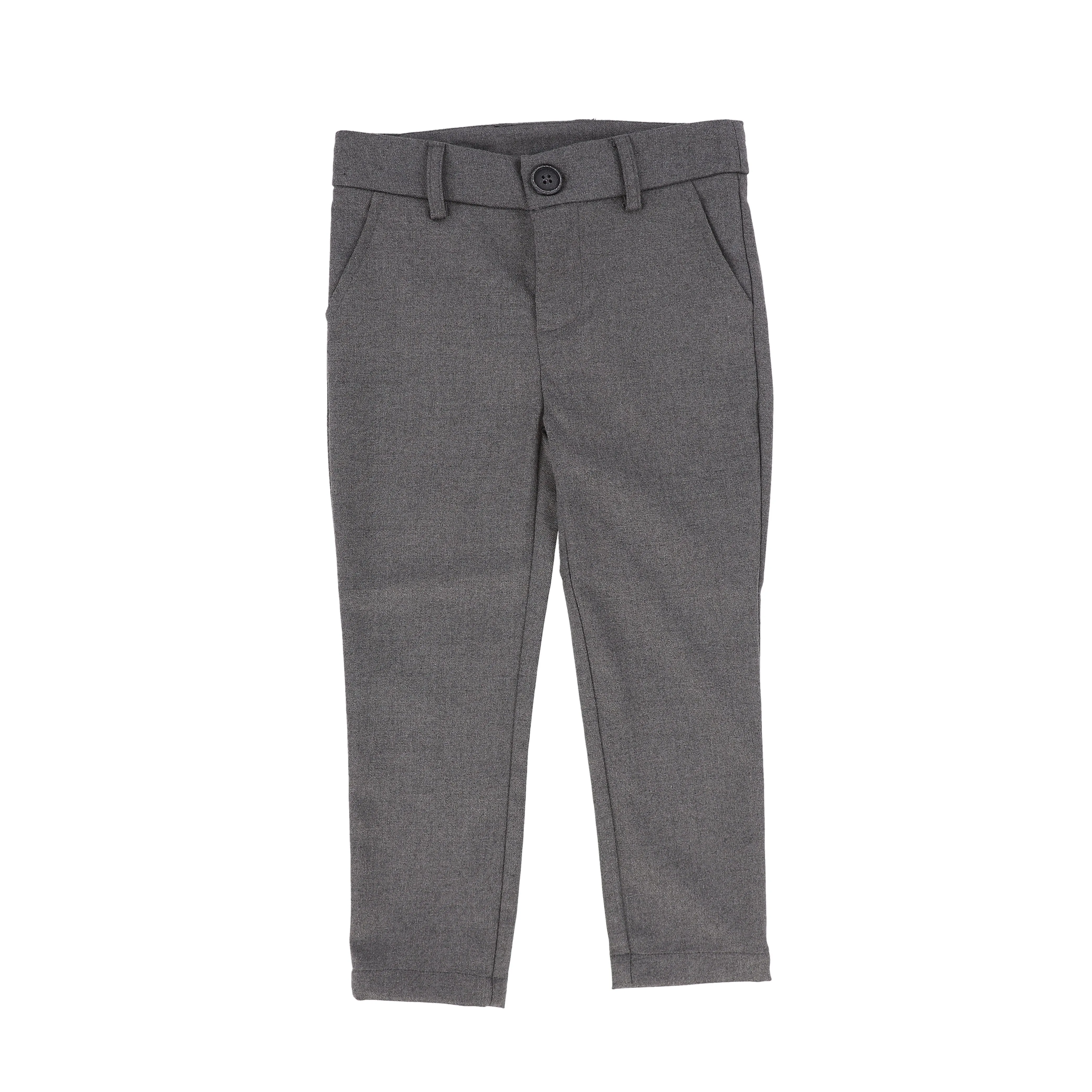 BAMBOO CHARCOAL WOOL SLIM PANTS [Final Sale]