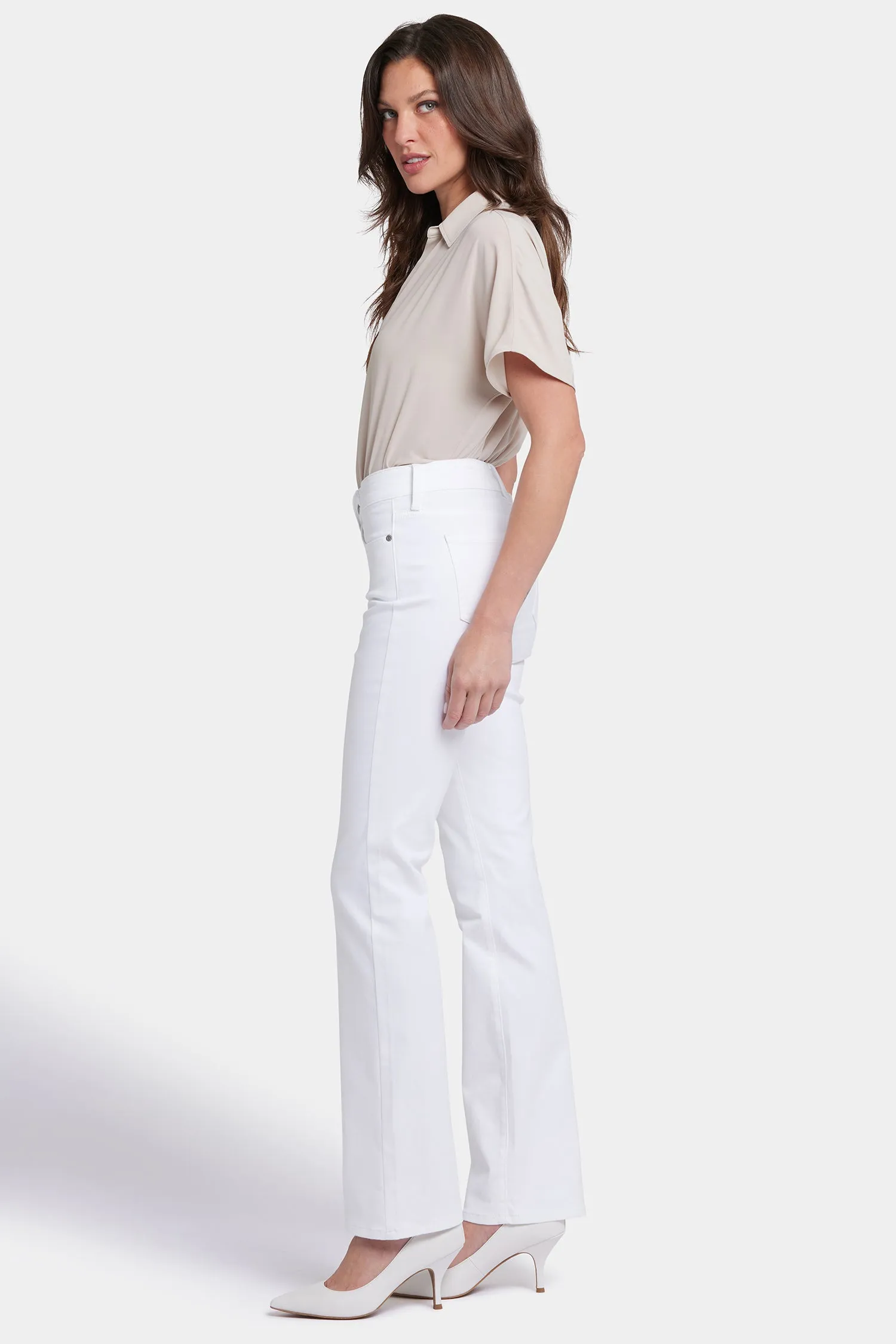 Barbara Bootcut Jeans - Optic White