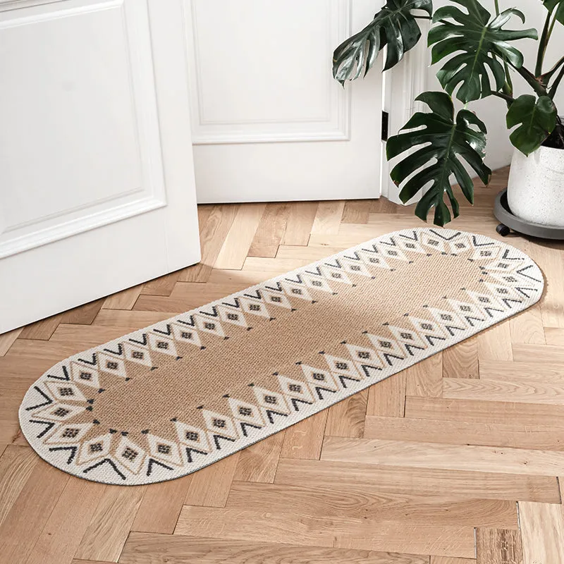 Bea Khaki Wool Runner Rug