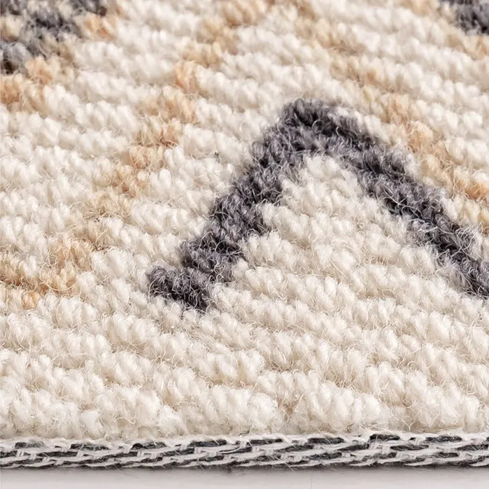 Bea Khaki Wool Runner Rug