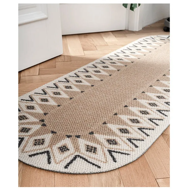 Bea Khaki Wool Runner Rug