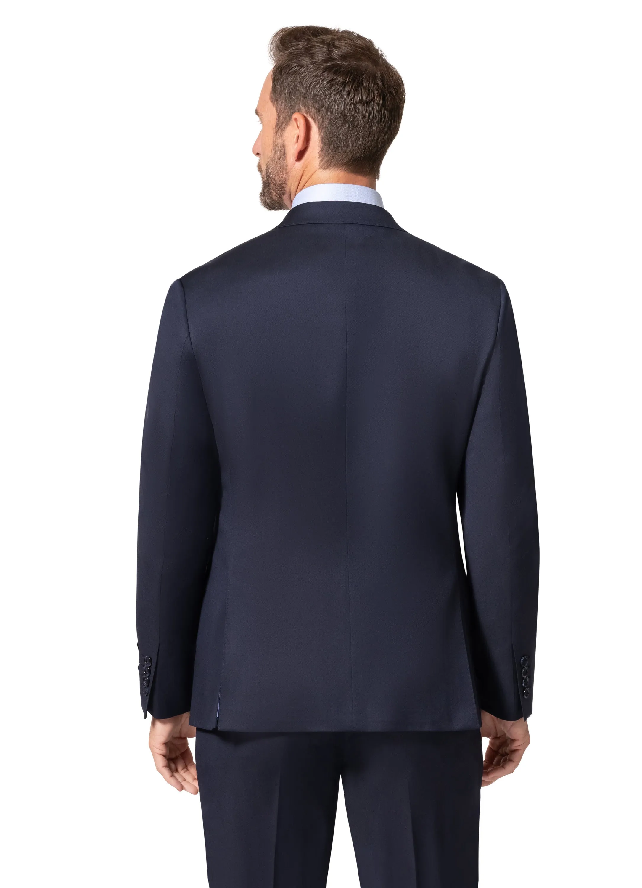 Berragamo - Reda | Slim Fit 2-Piece Solid Suit - Navy