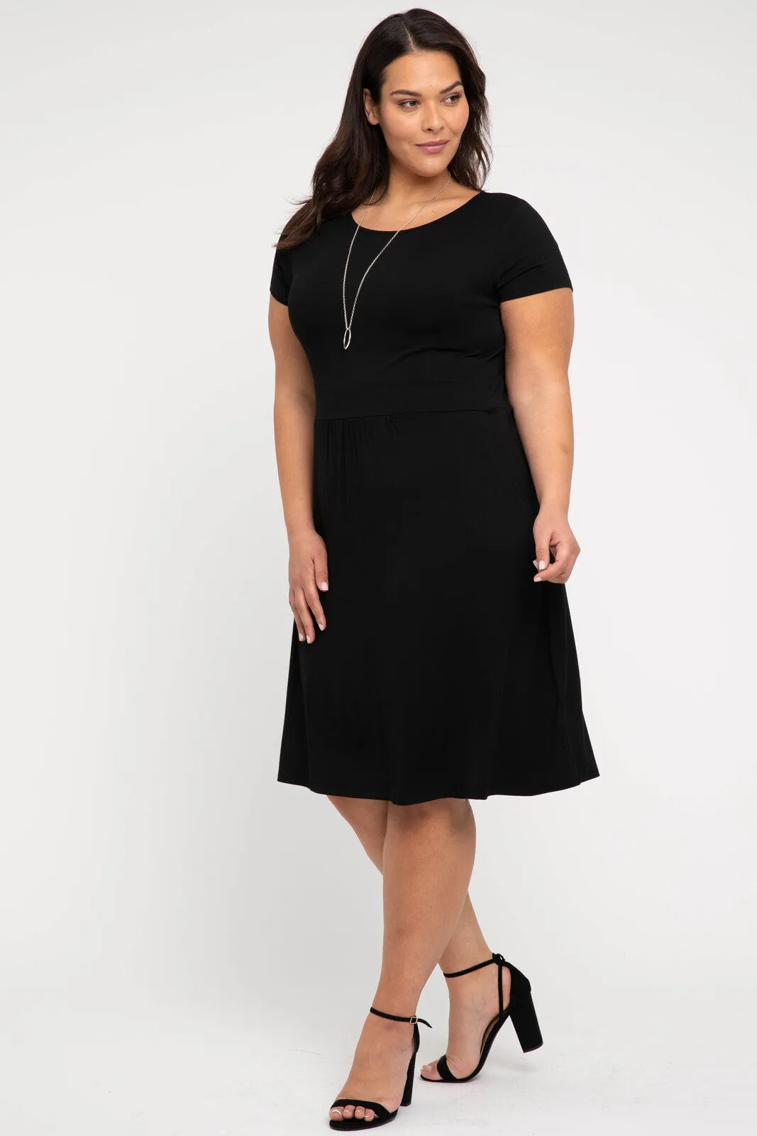 Beth Bamboo Dress - Black