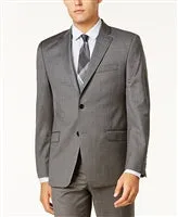 Big & Tall Ralph Lauren - Lexington Grey Windowpane Suit