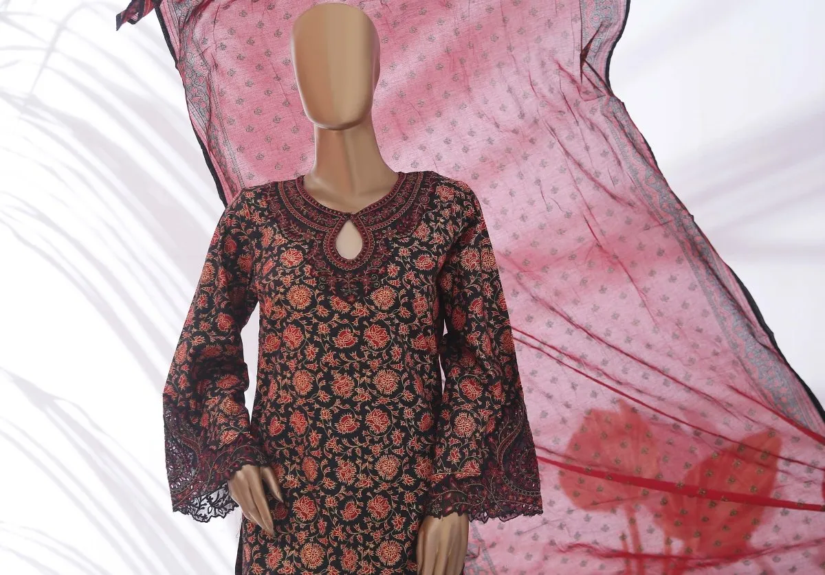 Bin Saeed Embroidered Lawn Suit BIN91