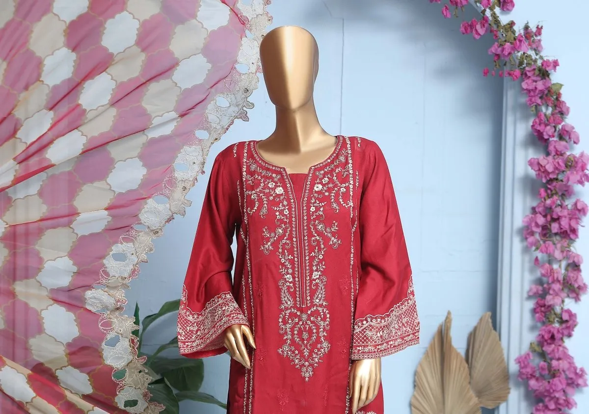 Bin Saeed Embroidered Marina 3 Piece Suit BIN127