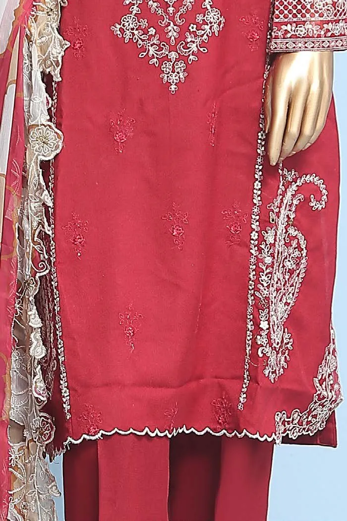 Bin Saeed Embroidered Marina 3 Piece Suit BIN127