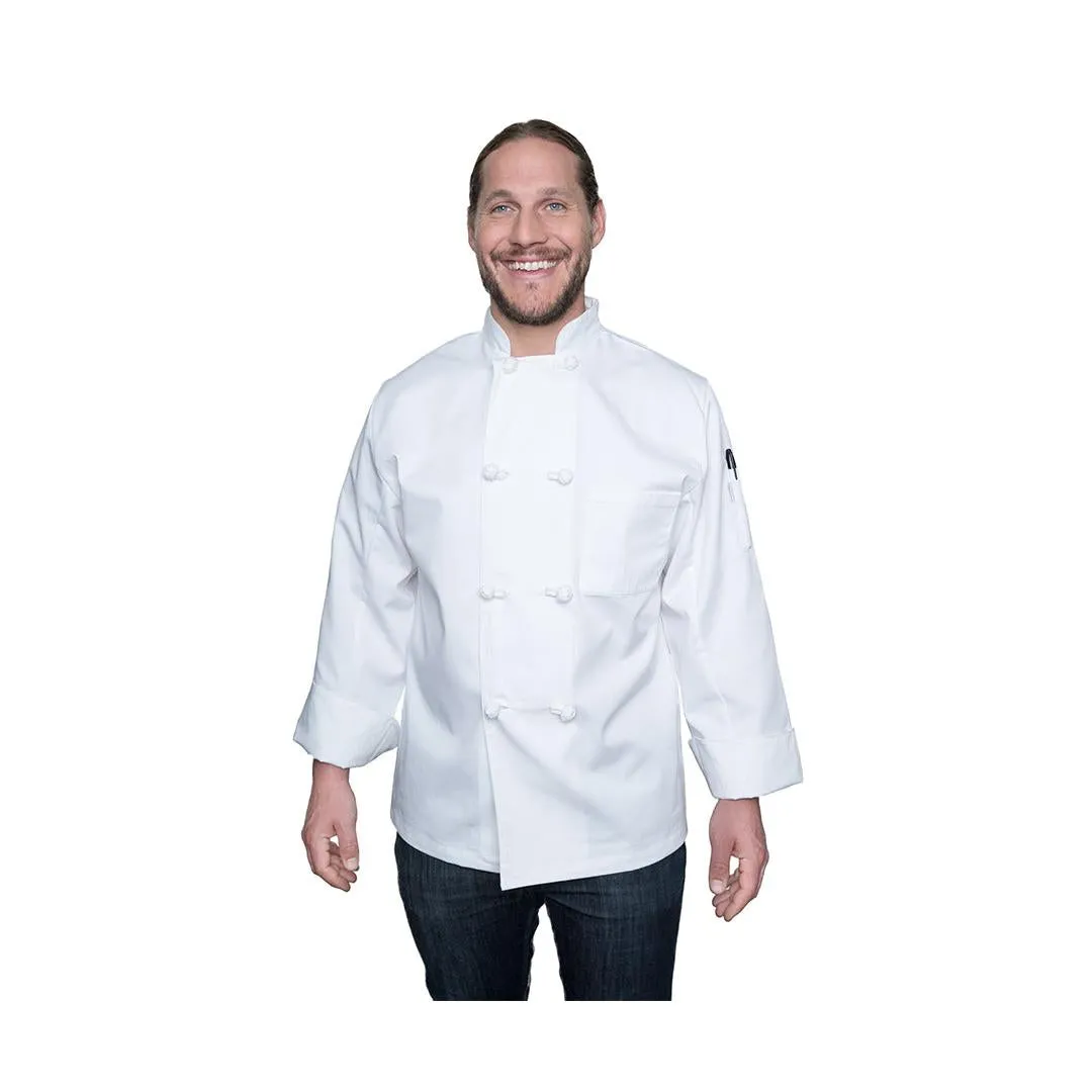 Blackwood Apparel Basic Chef Jacket, White, Small