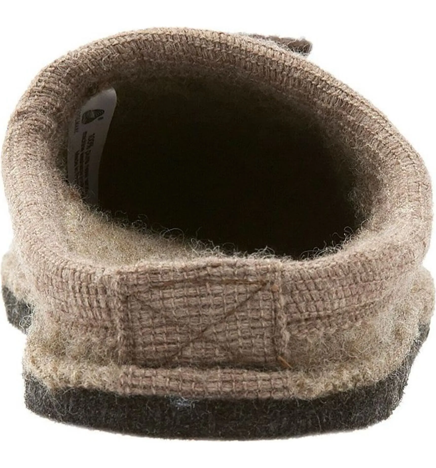 Boiled Wool Slipper "Doggy" in Earth