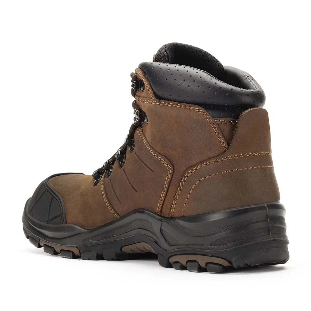 Mens Bonanza Brown Waterproof Boots - Durable All-Weather Footwear