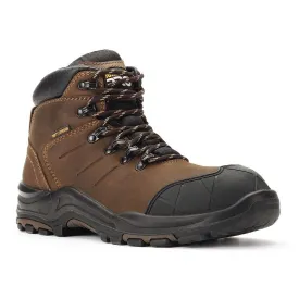 Mens Bonanza Brown Waterproof Boots - Durable All-Weather Footwear