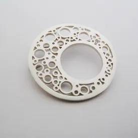 Brooch | Hoopla circle Sterling Silver Brooch