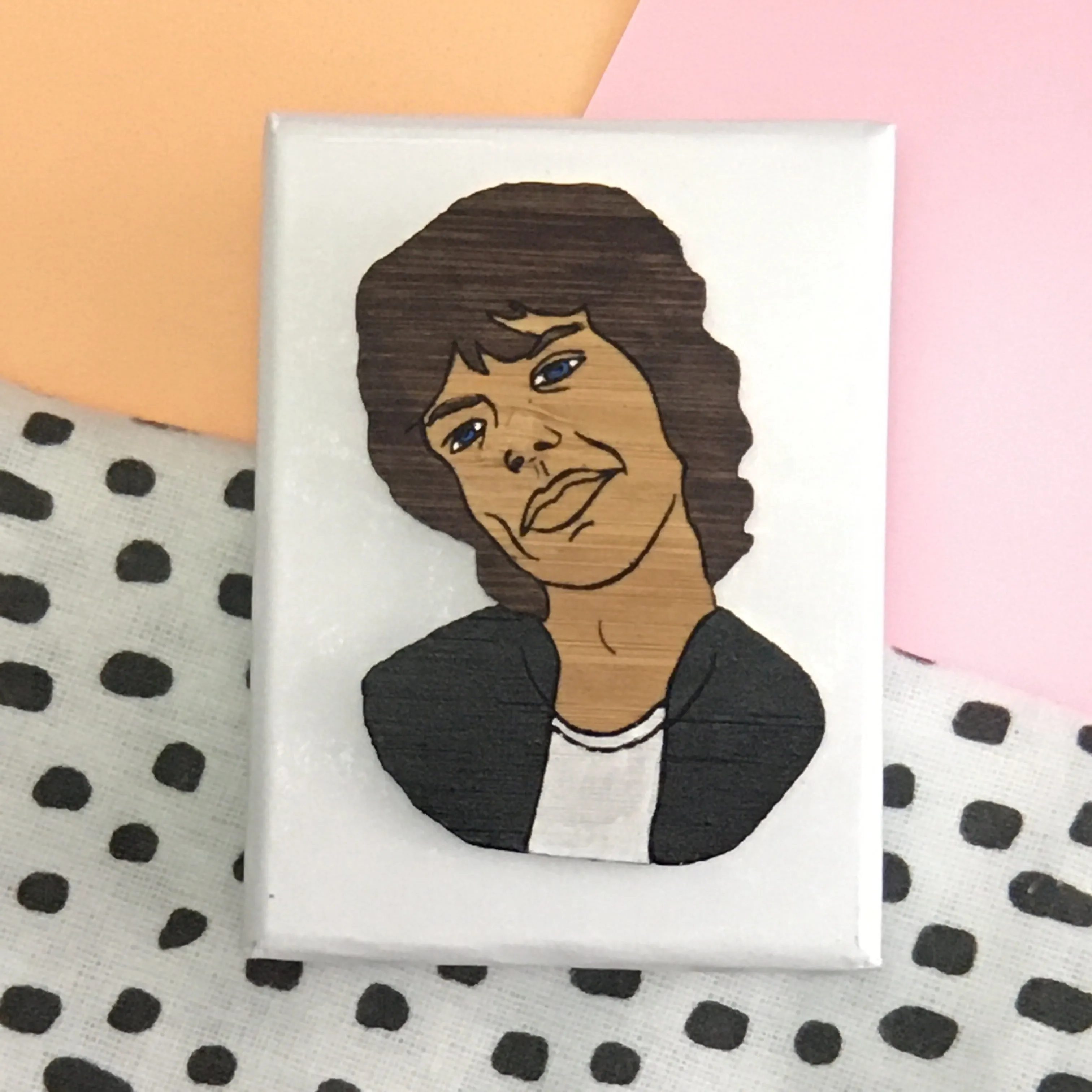 Brooch: Mick Jagger