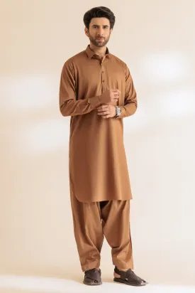 BUFF-BLENDED-SHALWAR SUIT - (GSSS24-005) BIN 48 M11