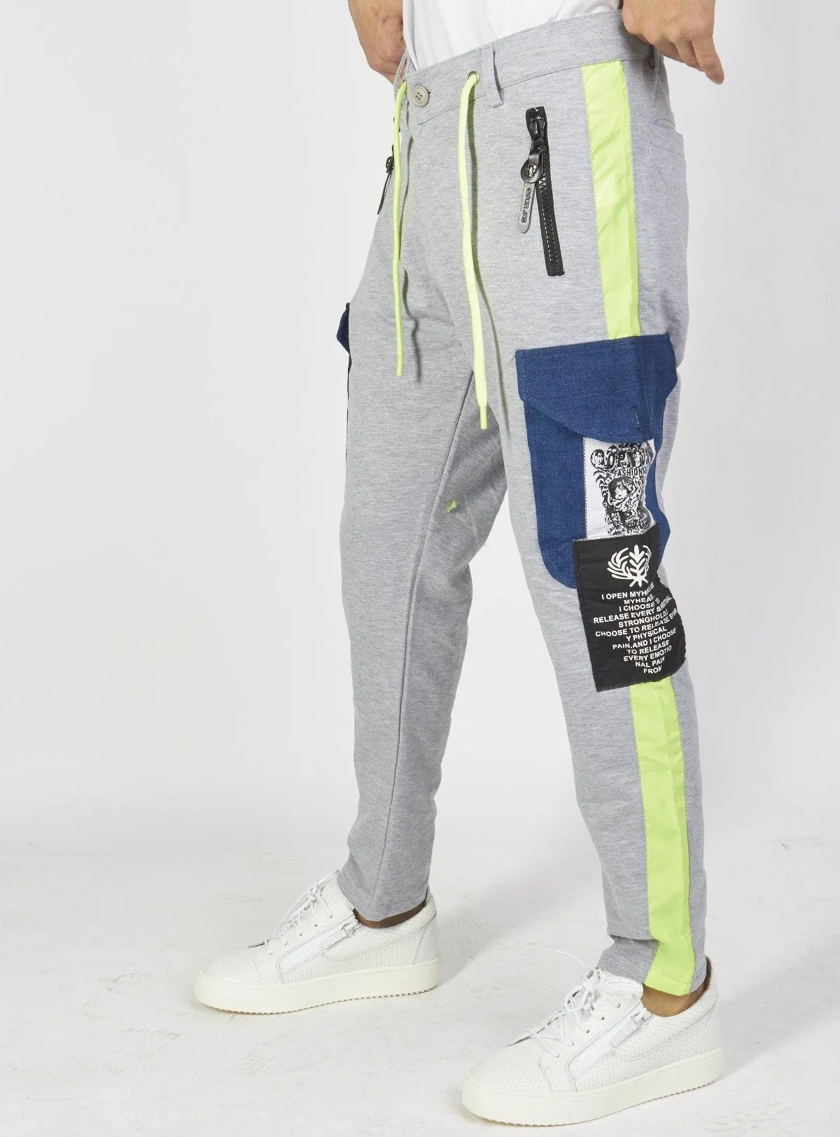 Buyer's Choice Pants - Article - Grey/Neon - 9133