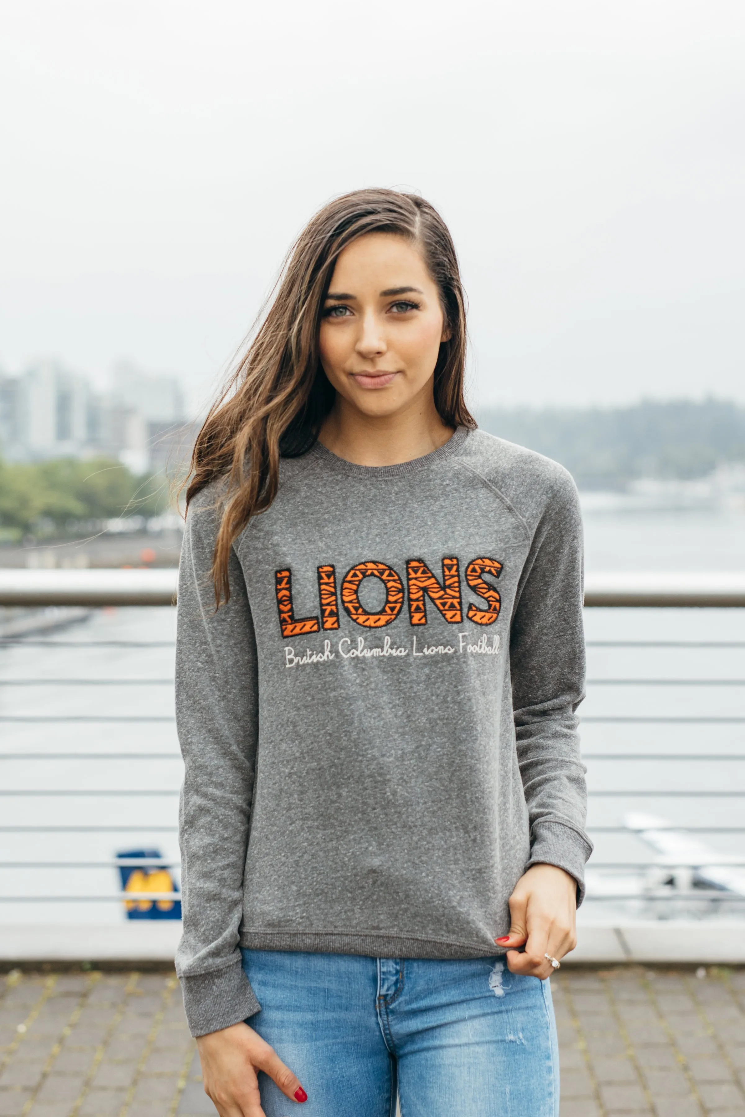 Campus Crew W Crew Neck Fleece- FINAL SALE