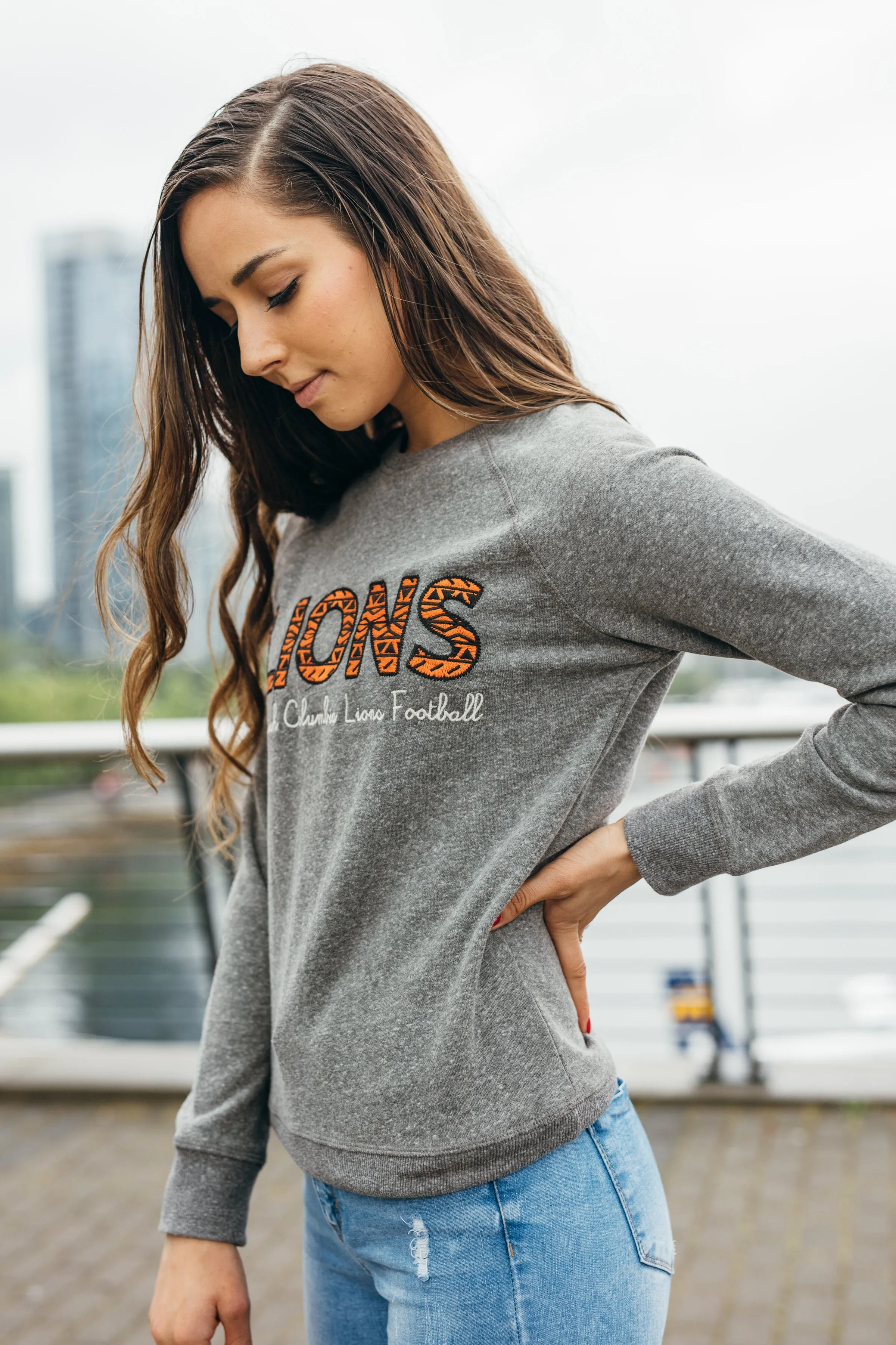 Campus Crew W Crew Neck Fleece- FINAL SALE