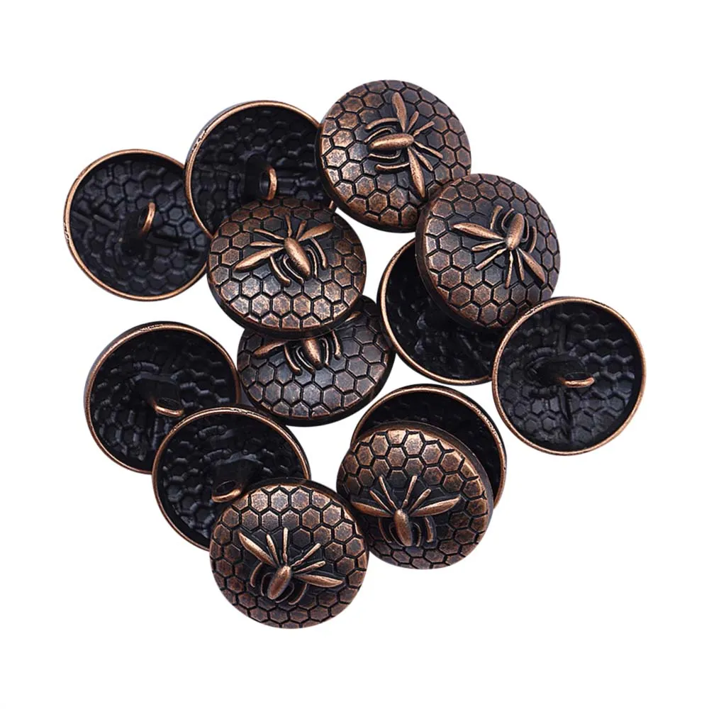 Classic Vintage Spider Design Shank Metal Buttons for Coats