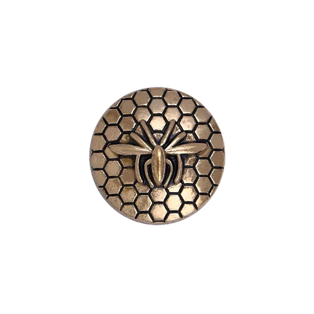 Classic Vintage Spider Design Shank Metal Buttons for Coats