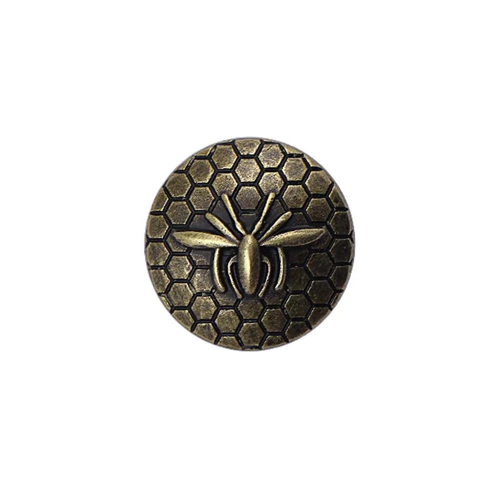 Classic Vintage Spider Design Shank Metal Buttons for Coats