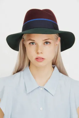 COLORBLOCK WIDE BRIM HAT