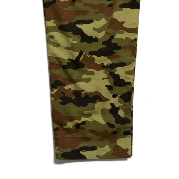 Ripstop Woodland Camo Green Cargo Chef Pants by Cookman: Durable and Stylish