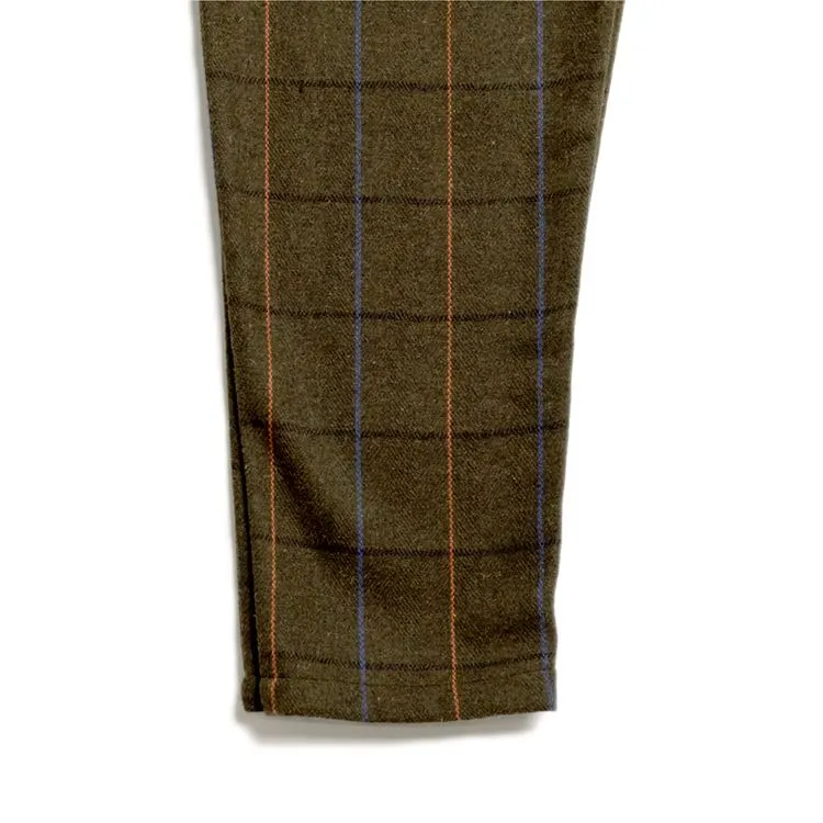 Cookman Chef Pants - Wool Mix Plaid : Olive Green