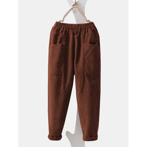 Corduroy Pocket Casual Pant