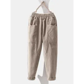 Corduroy Pocket Casual Pant