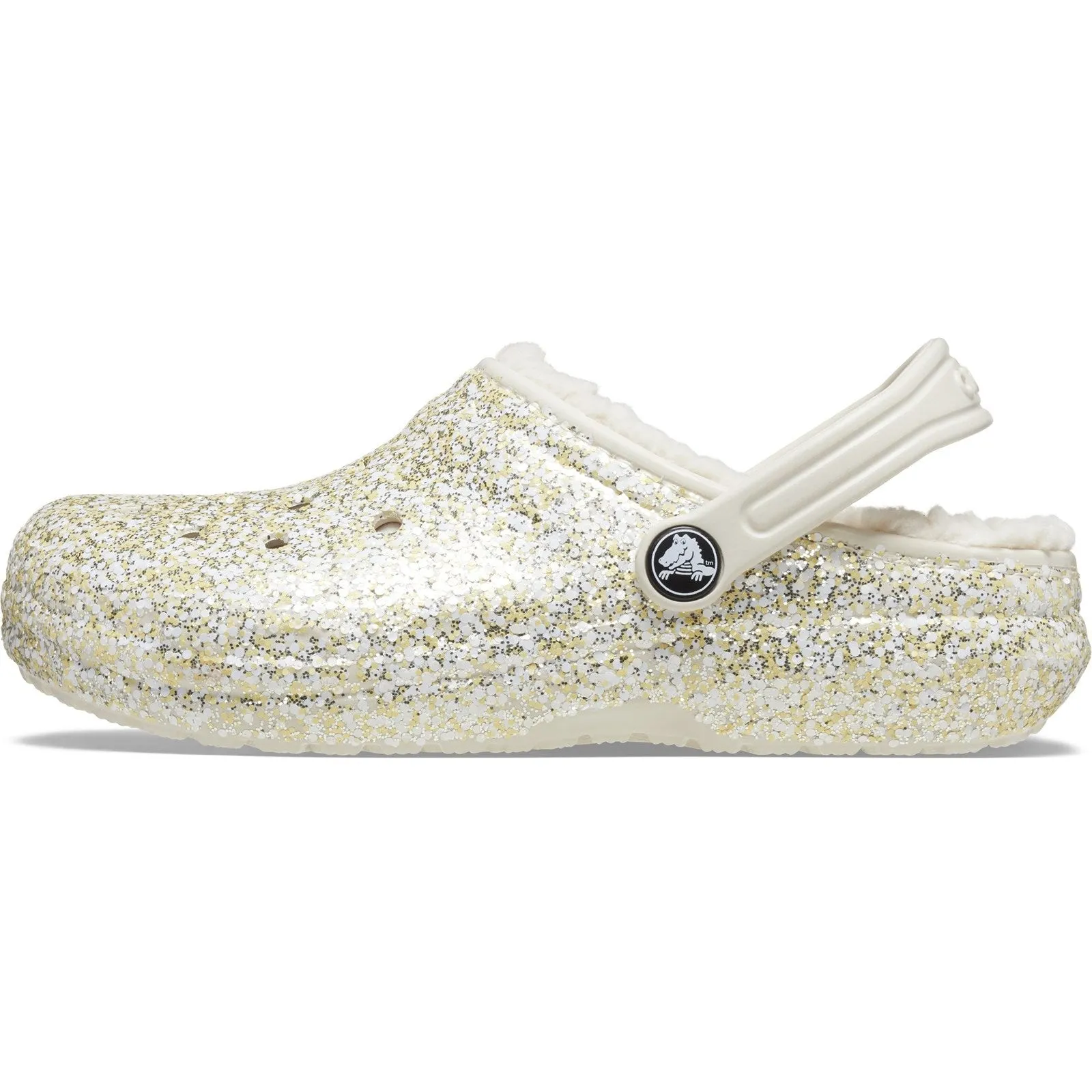 Crocs Classic Glitter Lined Clogs