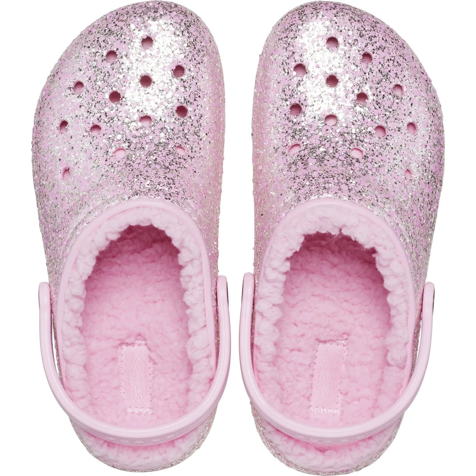 Crocs Classic Glitter Lined Clogs