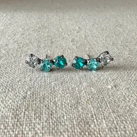 Diamante Crawler Posts • Teal Ombré