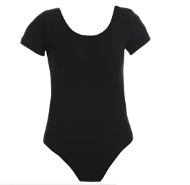 Ditto Dancewear Cap Sleeve Leotard - Black