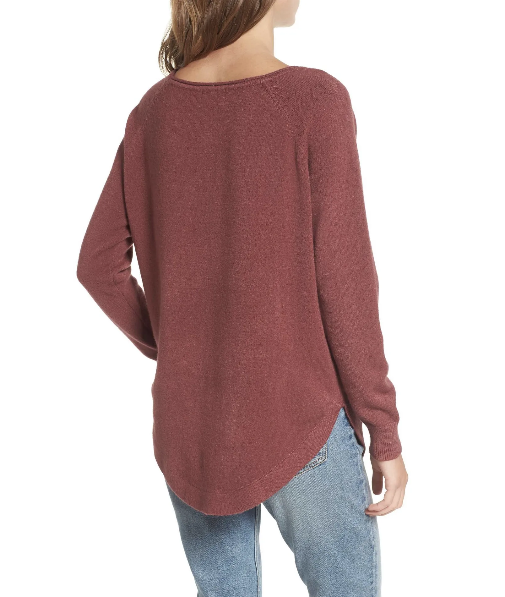 Dreamers - Shirttail Hem Sweater in More Colors