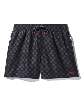 DRIP CHECK SWIM SHORTS