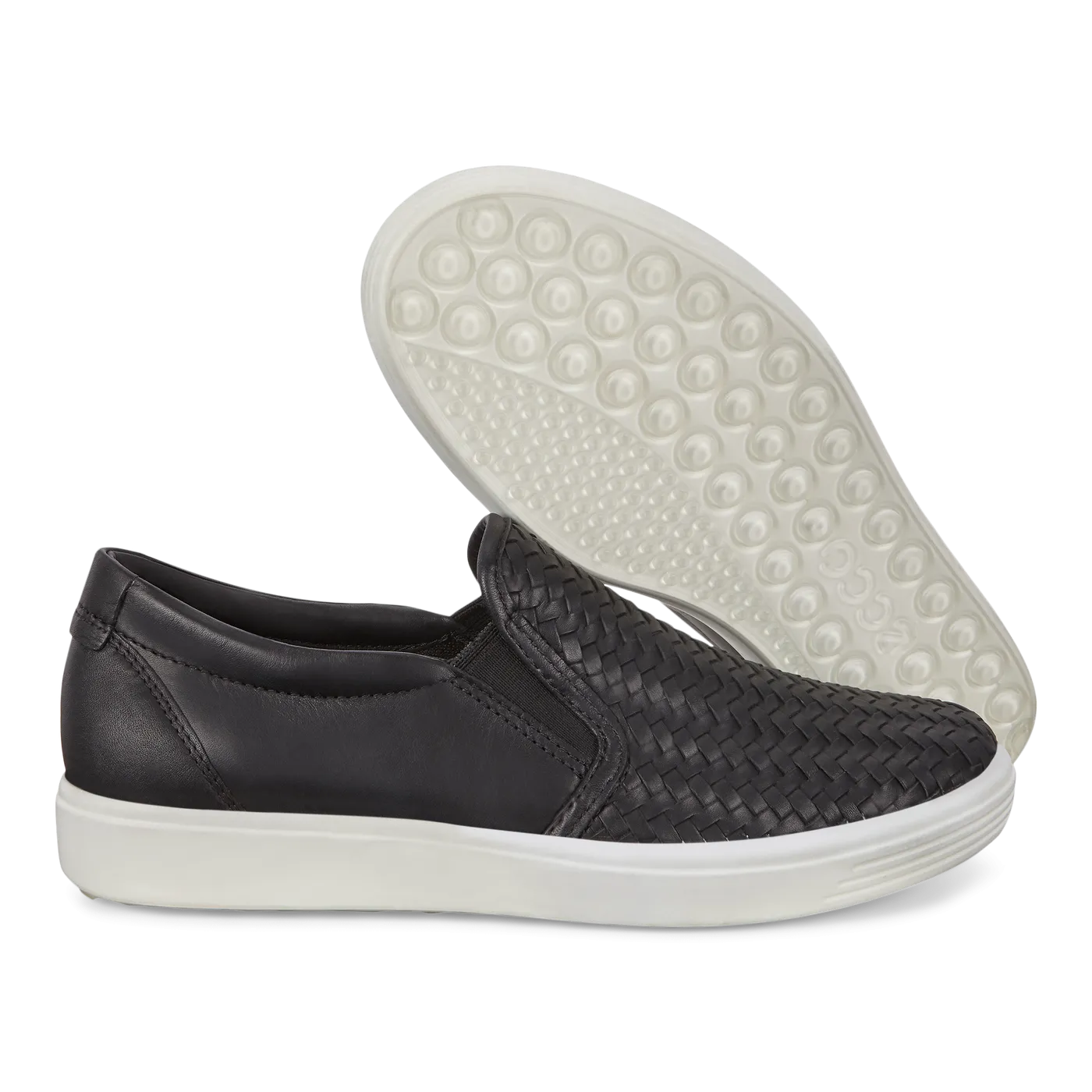 ECCO 470113 WOMENS SLIP ON BLACK