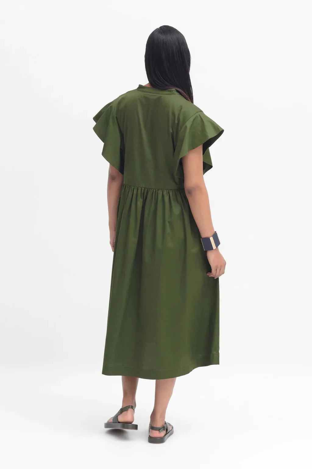 Elk the Label - Aiva Dress - Olive