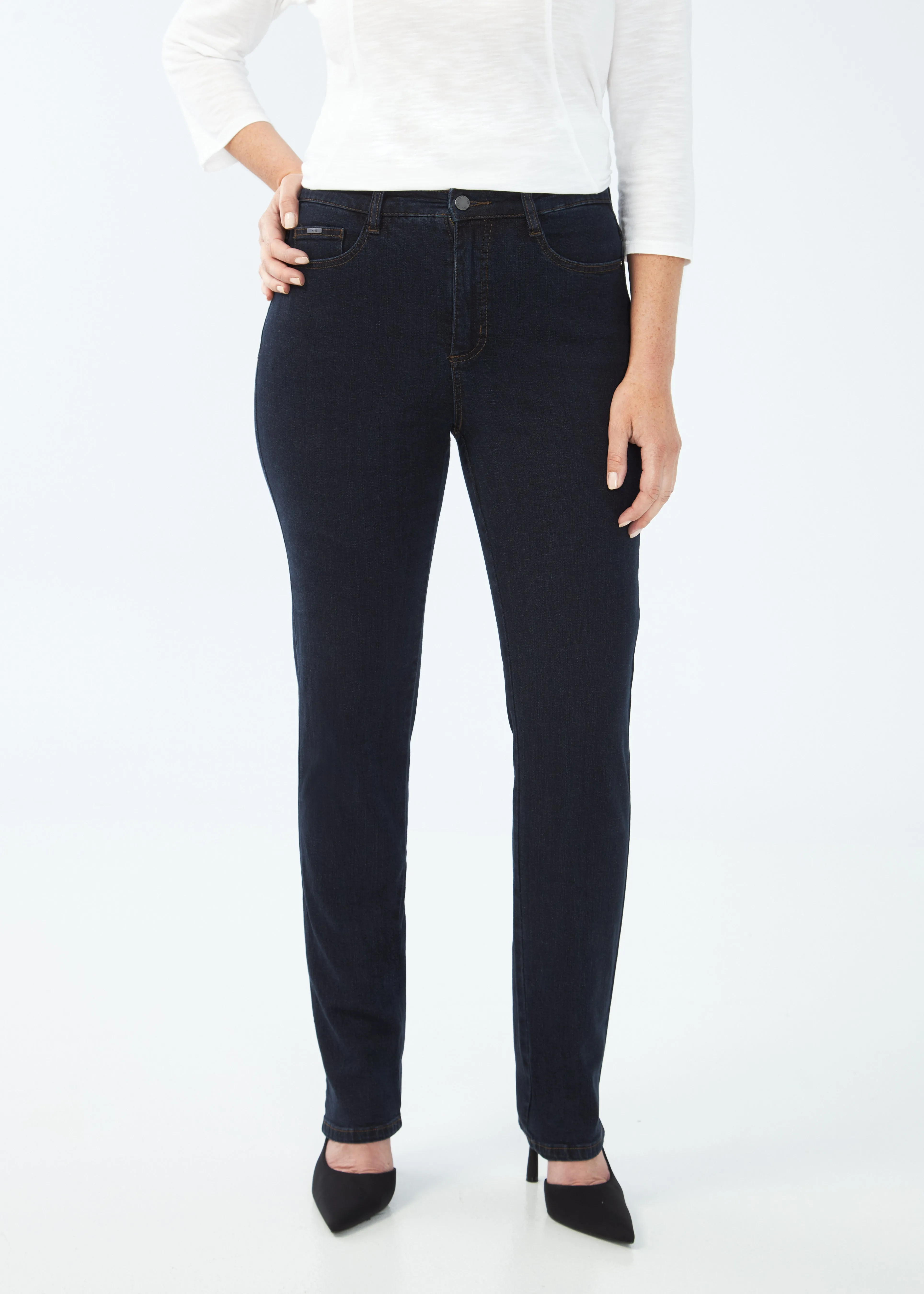 FDJ Suzanne Straight Leg in Midnight